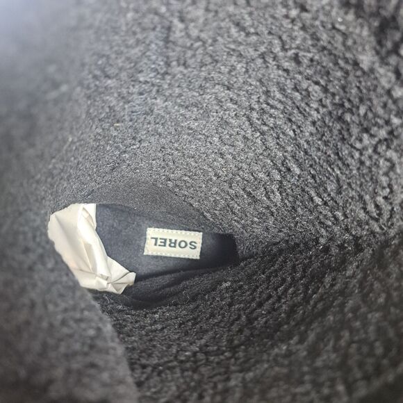 Sorel Trivoli High Mid Calf WP Boots Women's Sz 7 Black NL1907 010 (GUC) - Picture 7 of 8